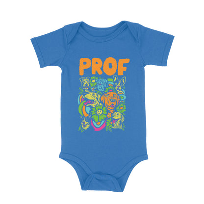 PROF "Dog Explosion" Blue Onesie