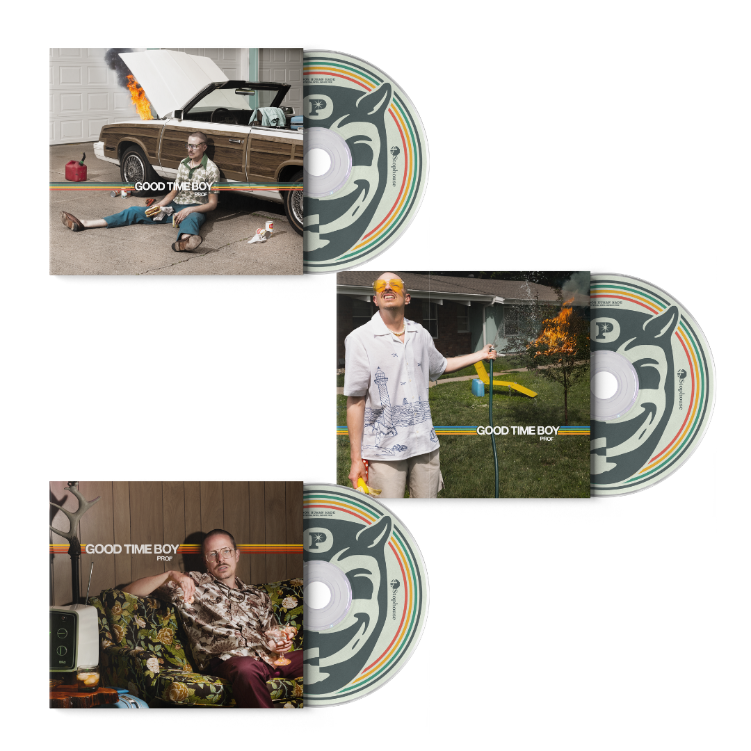 PROF "Good Time Boy" All 3 Covers Second Edition CD Bundle