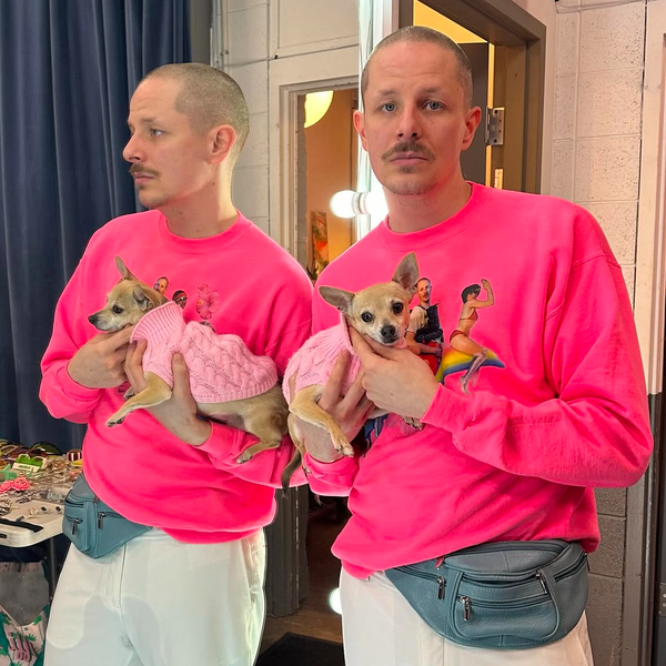 PROF "Dolphins" Pink Crewneck