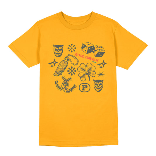 PROF "Lucky" Yellow T-Shirt *ONLY 3X*
