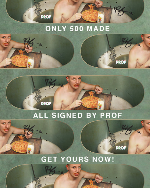 PROF "King Gampo" Limited Edition SIGNED Skateboard Deck
