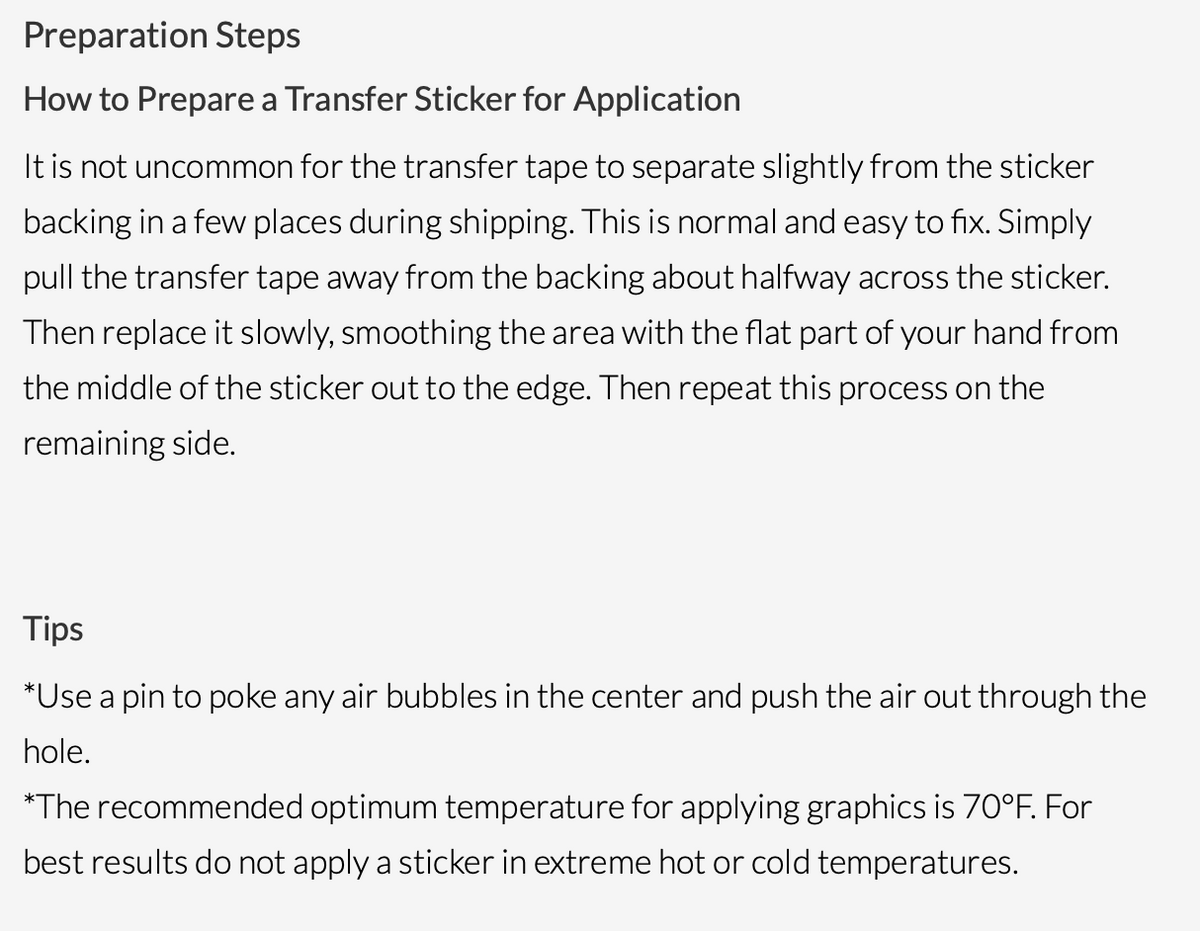 PROF "Moon" Car Decal