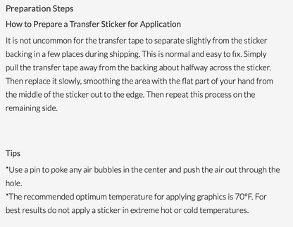 PROF "Moon" Car Decal