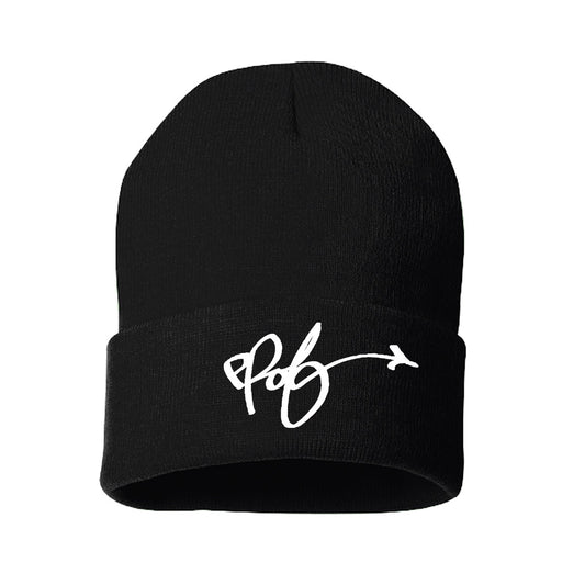 PROF "Signature" Black Beanie