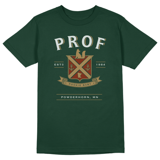 PROF "Whiskey" Green T-Shirt
